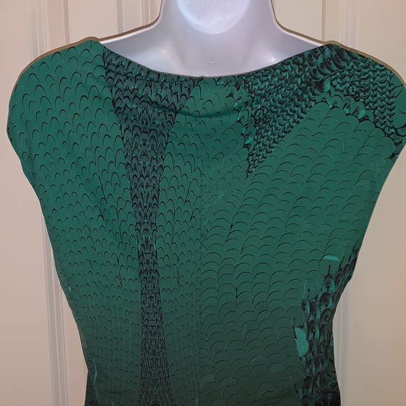 Roberto Cavalli silk blend feather print top - Picture 8 of 12